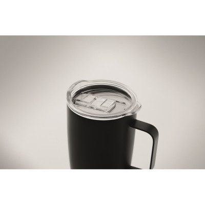 Vaso de doble pared con base de corcho